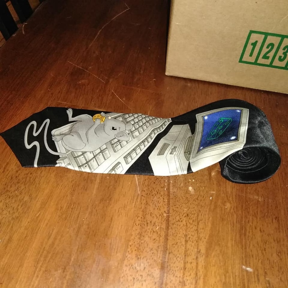 Addiction Mouse & Computer tie - Picture 3 of 6